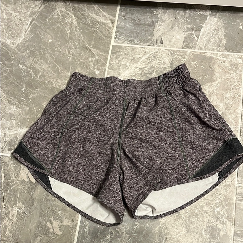 Lululemon Heather Gray Athletic Shorts